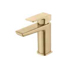 Chard Brushed Brass Basin Mixer